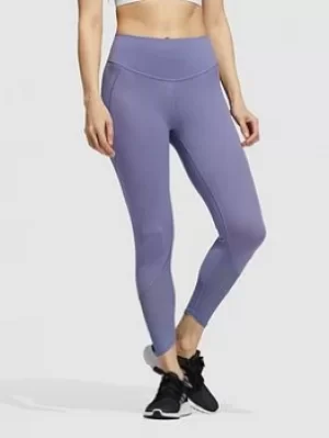 Image of Adidas Yoga 7/8 Leggings, Violet Size M Women