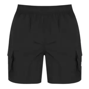 Image of Firetrap Pocket Swim Shorts Mens - Black