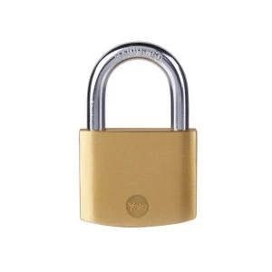 Image of Yale Locks Brass Padlock 60mm