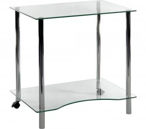 Image of Teknik Crystal Workstation 83428-06 Work Centre Clear Glass