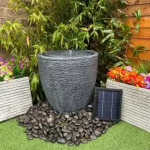 Image of Tranquility Water Features - Slate Effect Avril Solar Powered Water Feature