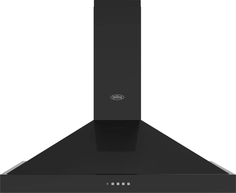 Image of Belling BEL Farmhouse Chim 100PYR 100cm Chimney Cooker Hood - Black