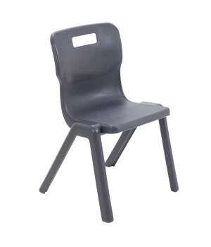 Image of Titan One Piece Chair Size 4 - 380mm Seat Height - Charcoal