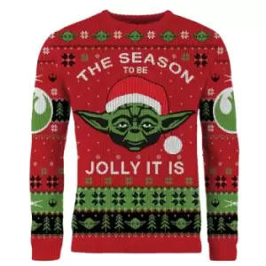 Image of Star Wars Yoda Christmas Jumper (Size XS)