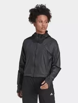 Image of adidas Versatile For Elements Windbreaker, Grey Size M Women