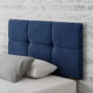 Image of Caine Plush Velvet Headboard Navy