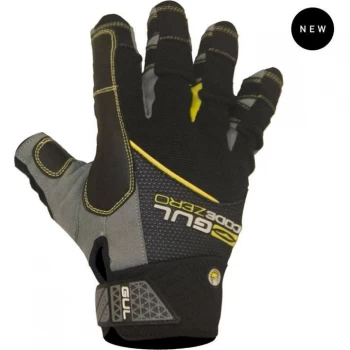 Image of Gul Cz Summer Short Finger Glove - BLK/YELLOW