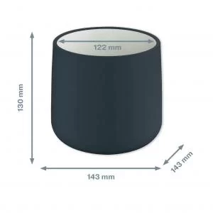 Image of LEITZ Plant Pot Cosy Ceramic velvet grey
