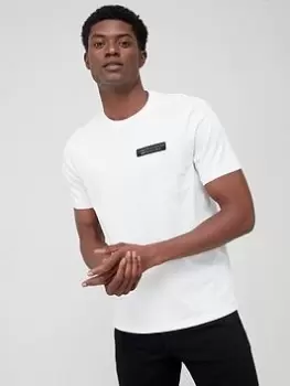 Image of Armani Exchange Small Logo T-Shirt - Cream Size M Men