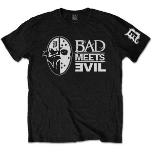 Image of Bad Meets Evil - Masks Mens Medium T-Shirt - Black