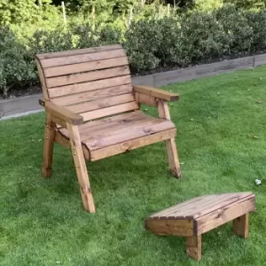 Image of Charles Taylor Grand Chair with Footstool