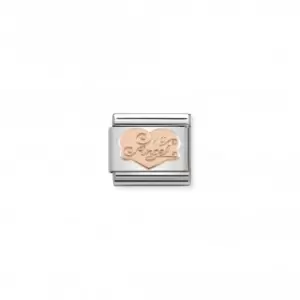 Image of Nomination Composable Classic Stainless Rose Gold My Angel Link 430104/02