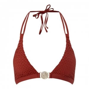 Image of Guess Guess Buckle Front Triangle Bikini Top - G5D4