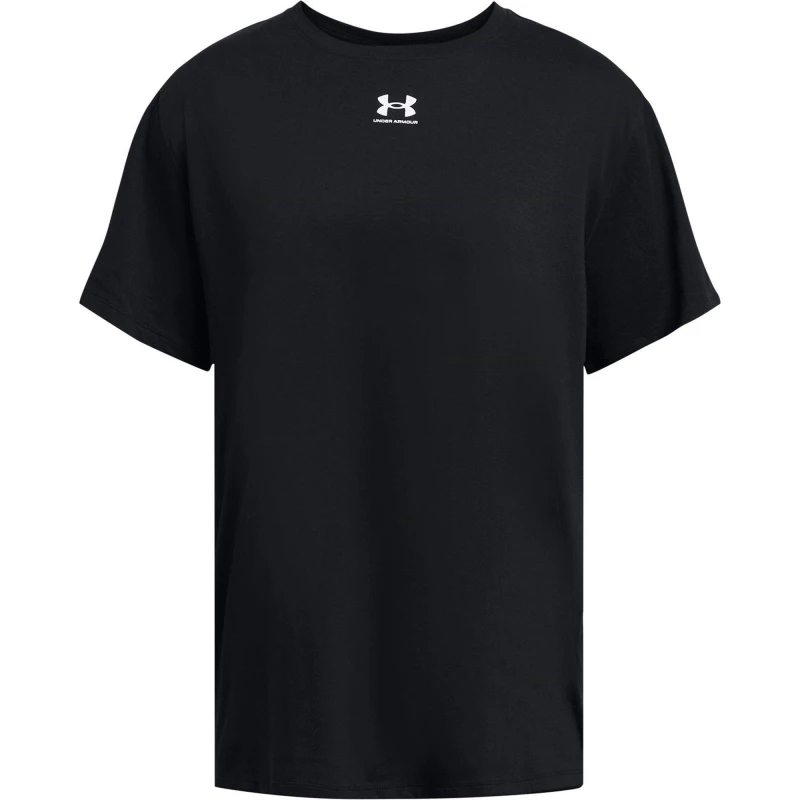 Image of Under Armour Womens Campus Oversize Short Sleeve T Shirt M- Bust 36 - 38' Black 1387193-001-M