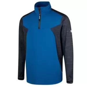 Image of Island Green Mens Panelled Top Layer - Blue