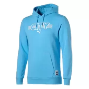 Image of 2021-2022 Man City ftblCore OH Hoody (Light Blue)