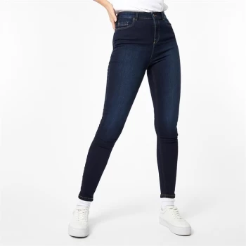 Image of Jack Wills Jagger High Rise Super Skinny Jeans - Dark Indigo