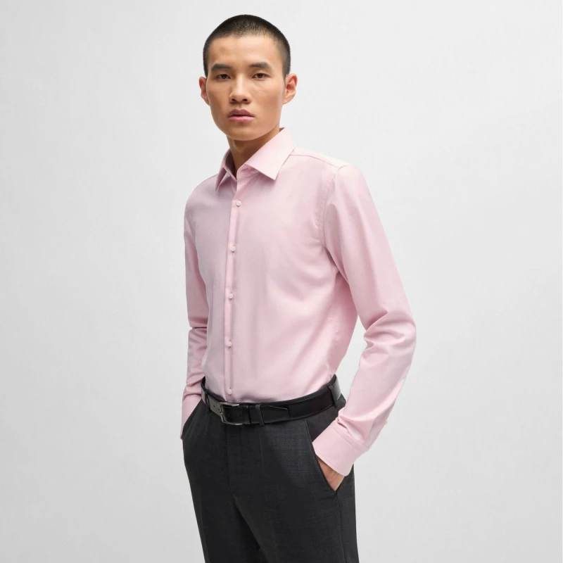 Image of Boss H-Hank Kent Shirt Pink male 15.7