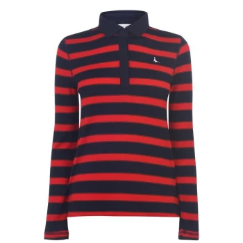Image of Jack Wills Knitted Stripe Rugby Top - Navy