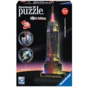 Image of Empire State Building Night Edition 3D Jigsaw Puzzle (216 Pieces)