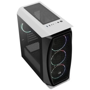 Image of Aerocool Aero One Mini Eclipse ARGB Micro- ATX Case - White Tempered Glass