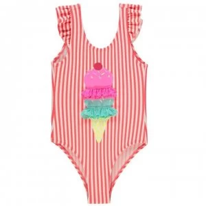 Image of Crafted Swimsuit For Infant Girls - Ice Cream