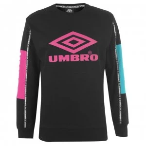 Image of Umbro Horizon Sweater - Black/BerryPink