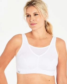 Image of Glamorise No Bounce White Sports Bra