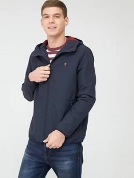 Image of Farah Strode Hooded Jacket - True Navy