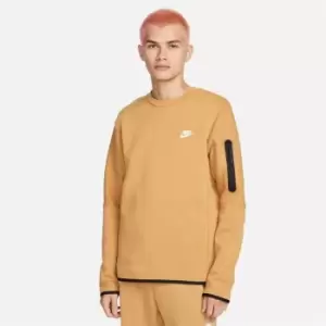 Image of Nike Tech Fleece Sweater Mens - Gold
