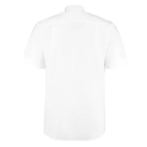 Image of Kustom Kit Mens Workforce Short Sleeve Shirt / Mens Workwear Shirt (M) (White)