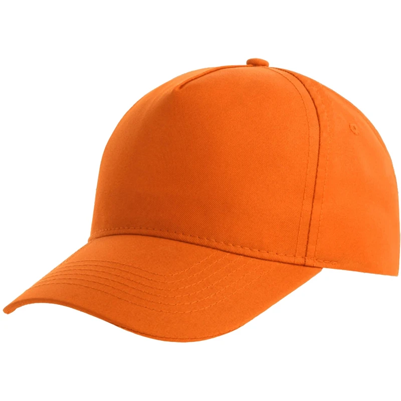 Image of Atlantis Atlantis Men Recy Five Polyester Baseball Cap in Orange Orange One Size Male 5063703635141