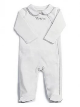 Image of Mamas & Papas Collar Sleepsuit Baby Unisex