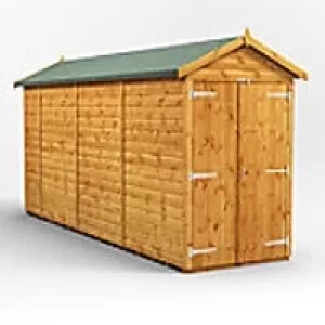 Image of Power Garden Shed 144PAWDD Golden Brown 14x4