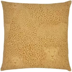 Image of Hidden Cheetah Cushion Honey, Honey / 50 x 50cm / Polyester Filled