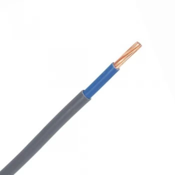 Image of Zexum Grey 25mm 97A Blue Meter Tails 6181Y Round PVC/PVC Harmonised Cable - 100 Meter