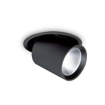 Image of Ideal Lux NOVA - Integrated LED Indoor 30W Recessed Downlight Black 3000K