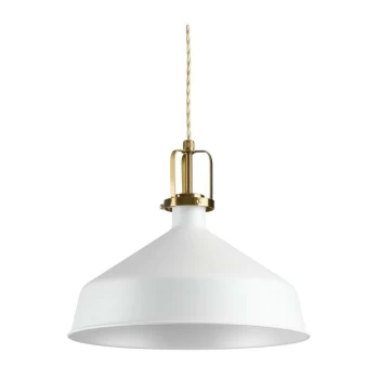 Image of Ideal Lux ERIS-2 - Indoor Dome Ceiling Pendant Lamp 1 Light White, E27