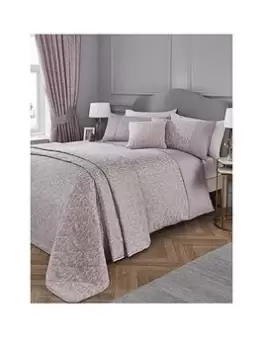 Image of Dreams & Drapes Woven D&D Hawthorne Jacquard Duvet Cover Set Lavender - Db
