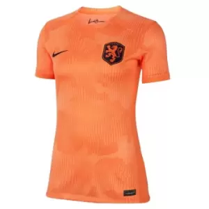 Image of Nike Netherlands Home Shirt 2023 Womens - Orange