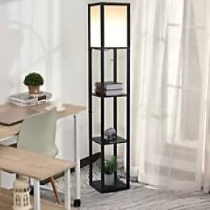 Image of HOMCOM Floor Lamp 833-623V01 1600 mm 260 mm Black