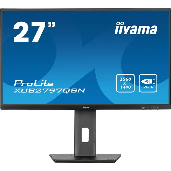 Image of iiyama 27" XUB2797QSN WQHD IPS LCD Monitor