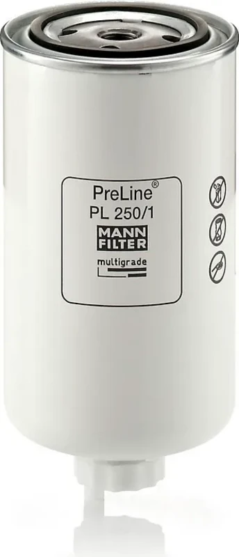 Image of MANN-FILTER PL 250/1 Fuel Filter Spin-on Filter Fuel filter (9)
