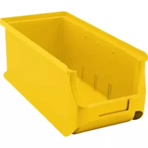 Image of Open fronted storage bin, LxWxH 320 x 150 x 125 mm, pack of 18, yellow