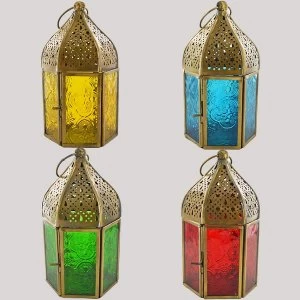 Image of Moroccan Style Iron Lanterns (Set of 4)