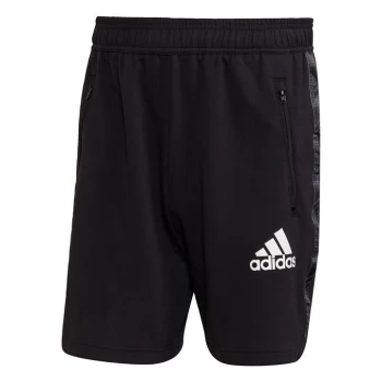 Image of adidas AEROREADY Designed to Move Sport Motion Logo Short - Black / White