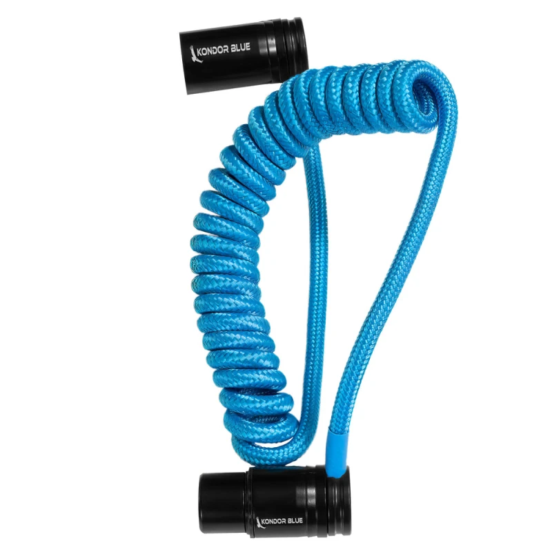 Image of Kondor Blue 12-24 Coiled Low Profile Right XLR Cable