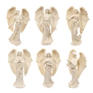 Image of Cream Angel Standing 17cm Figurine (1 Random Supplied)