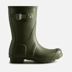 Image of Hunter Womens Original Short Wellies - Olive Leaf - UK 4