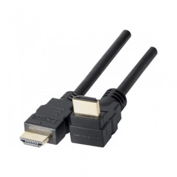 Image of 3m Black High Speed HDMI Angled Cable